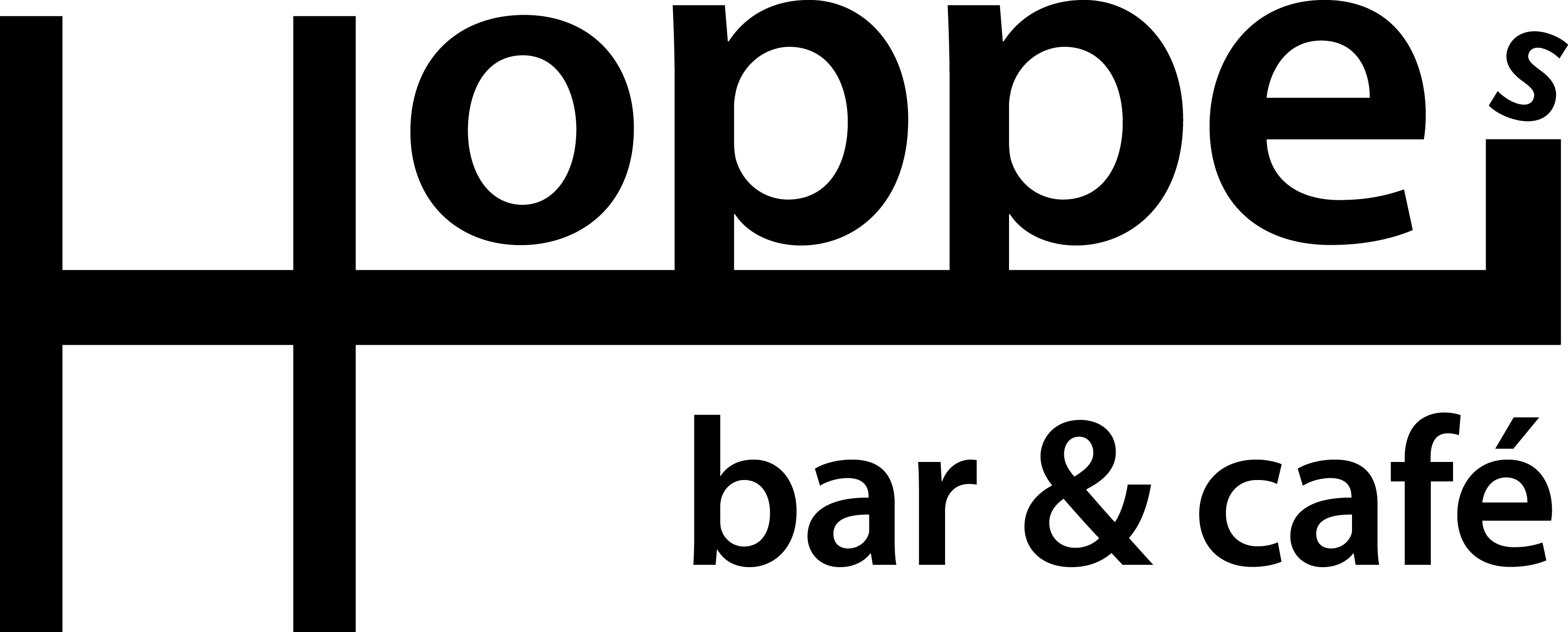 Hoppes bar og og café logo